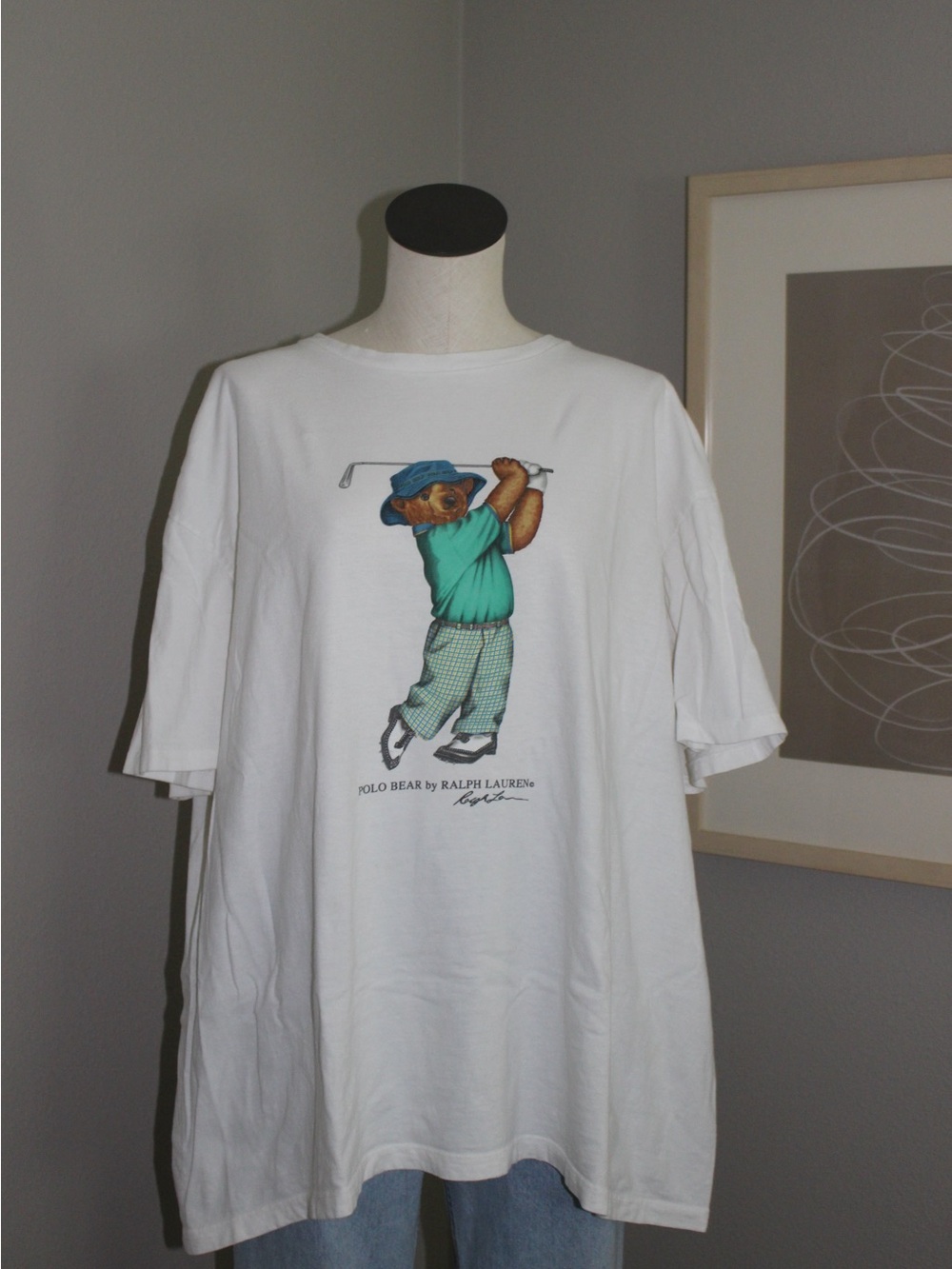 Authentic 90s Ralph Lauren Golf Bear Graphic Tee